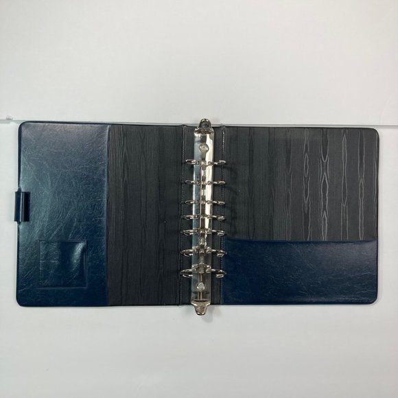 Franklin Covey Office Vintage Franklin Covey 7 Ring Open Brown Vinyl Binder For Time